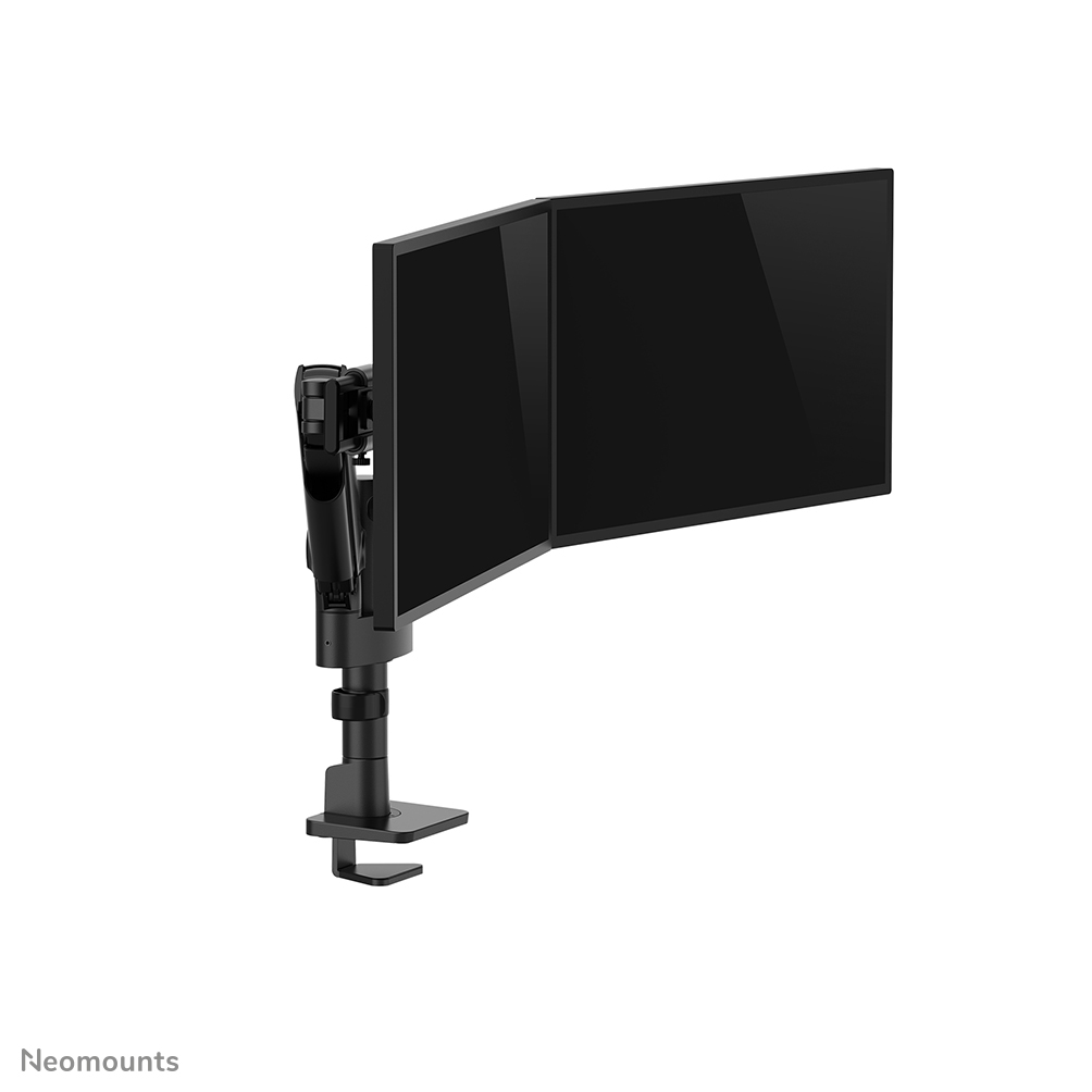 Neomounts DS65S-950BL2 Brazo de monitor 24-34" - resorte de gas - Topfix - multi ajustable - Tope-a-180°
